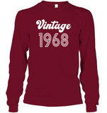 1968 Retro Vintage Birth Year Blast Unisex Long Sleeve Classic Tee