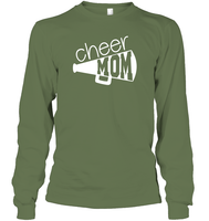 Cheer Mom With Megaphone Unisex Long Sleeve Classic Tee