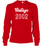 2002 Retro Vintage Birth Year Blast Unisex Long Sleeve Classic Tee