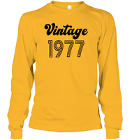 1977 Retro Vintage Birth Year Blast Unisex Long Sleeve Classic Tee