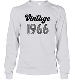 1966 Retro Vintage Birth Year Blast Unisex Long Sleeve Classic Tee