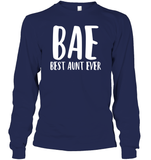 BAE Best Aunt Ever Family Shirt Unisex Long Sleeve Classic Tee