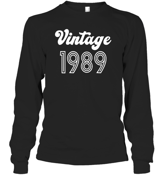 1989 Retro Vintage Birth Year Blast Unisex Long Sleeve Classic Tee