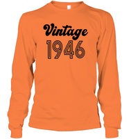 1946 Retro Vintage Birth Year Blast Unisex Long Sleeve Classic Tee