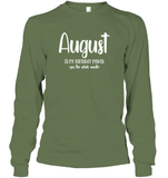 August Birthday Month Unisex Long Sleeve Classic Tee