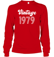 1979 Retro Vintage Birth Year Blast Unisex Long Sleeve Classic Tee
