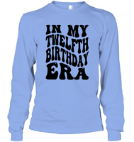 In My Twelfth Birthday Era Birthday Shirt Unisex Long Sleeve Classic Tee