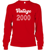 2000 Retro Vintage Birth Year Blast Unisex Long Sleeve Classic Tee