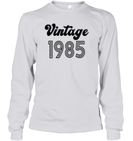 1985 Retro Vintage Birth Year Blast Unisex Long Sleeve Classic Tee