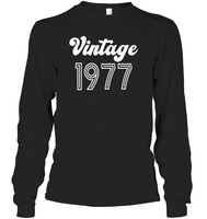 1977 Retro Vintage Birth Year Blast Unisex Long Sleeve Classic Tee