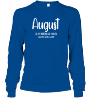 August Birthday Month Unisex Long Sleeve Classic Tee