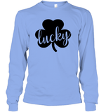 Lucky St Patrick's Day Shirt Unisex Long Sleeve Classic Tee