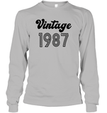 1987 Retro Vintage Birth Year Blast Unisex Long Sleeve Classic Tee
