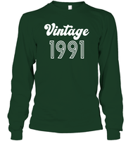 1991 Retro Vintage Birth Year Blast Unisex Long Sleeve Classic Tee