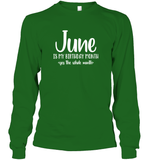 June Birthday Month Unisex Long Sleeve Classic Tee