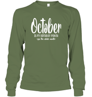October Birthday Month Unisex Long Sleeve Classic Tee