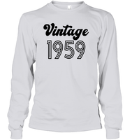 1959 Retro Vintage Birth Year Blast Unisex Long Sleeve Classic Tee