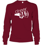 Cheer Dad With Megaphone Unisex Long Sleeve Classic Tee