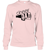 Cheer Dad With Megaphone Unisex Long Sleeve Classic Tee