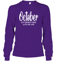October Birthday Month Unisex Long Sleeve Classic Tee