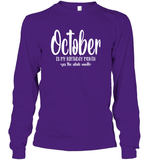 October Birthday Month Unisex Long Sleeve Classic Tee
