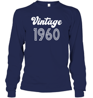 1960 Retro Vintage Birth Year Blast Unisex Long Sleeve Classic Tee
