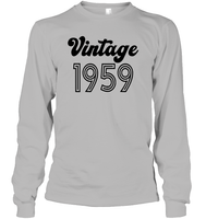 1959 Retro Vintage Birth Year Blast Unisex Long Sleeve Classic Tee