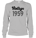 1959 Retro Vintage Birth Year Blast Unisex Long Sleeve Classic Tee