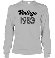 1983 Retro Vintage Birth Year Blast Unisex Long Sleeve Classic Tee