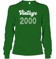2000 Retro Vintage Birth Year Blast Unisex Long Sleeve Classic Tee