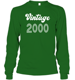 2000 Retro Vintage Birth Year Blast Unisex Long Sleeve Classic Tee