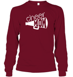 Cheer Mom With Megaphone Unisex Long Sleeve Classic Tee