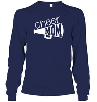 Cheer Mom With Megaphone Unisex Long Sleeve Classic Tee