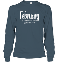 February Birthday Month Unisex Long Sleeve Classic Tee