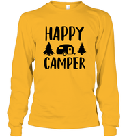 Happy Camper Unisex Long Sleeve Classic Tee