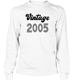 2005 Retro Vintage Birth Year Blast Unisex Long Sleeve Classic Tee