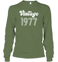 1977 Retro Vintage Birth Year Blast Unisex Long Sleeve Classic Tee