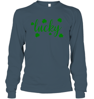 Lucky St Patrick's Day Shirt Unisex Long Sleeve Classic Tee