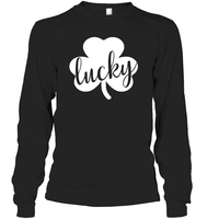 Lucky St Patrick's Day Shirt Unisex Long Sleeve Classic Tee