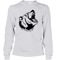 Angry Bear Shirt Unisex Long Sleeve Classic Tee