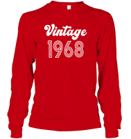 1968 Retro Vintage Birth Year Blast Unisex Long Sleeve Classic Tee