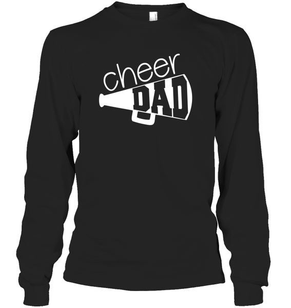 Cheer Dad With Megaphone Unisex Long Sleeve Classic Tee