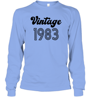 1983 Retro Vintage Birth Year Blast Unisex Long Sleeve Classic Tee