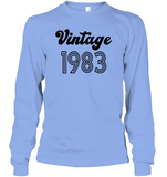 1983 Retro Vintage Birth Year Blast Unisex Long Sleeve Classic Tee