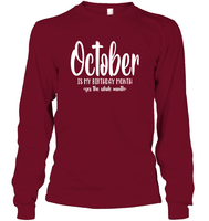 October Birthday Month Unisex Long Sleeve Classic Tee
