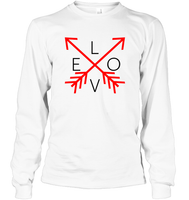 Love With Arrows Valentine's Day Shirt For Adults