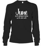 June Birthday Month Unisex Long Sleeve Classic Tee
