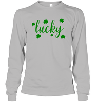 Lucky St Patrick's Day Shirt Unisex Long Sleeve Classic Tee