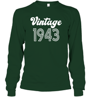 1943 Retro Vintage Birth Year Blast Unisex Long Sleeve Classic Tee