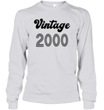2000 Retro Vintage Birth Year Blast Unisex Long Sleeve Classic Tee